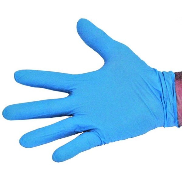 The Brush Man Disposable Gloves, Nitrile, Powdered, XL GLOVE-0001X - main